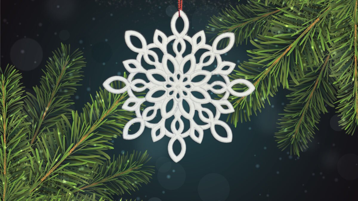 Fancy Snowflake Ornament