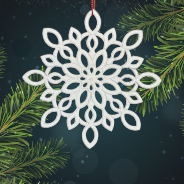 Fancy Snowflake Ornament